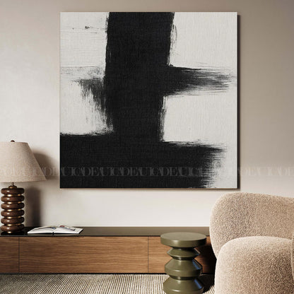 Dramatic Black Canvas print