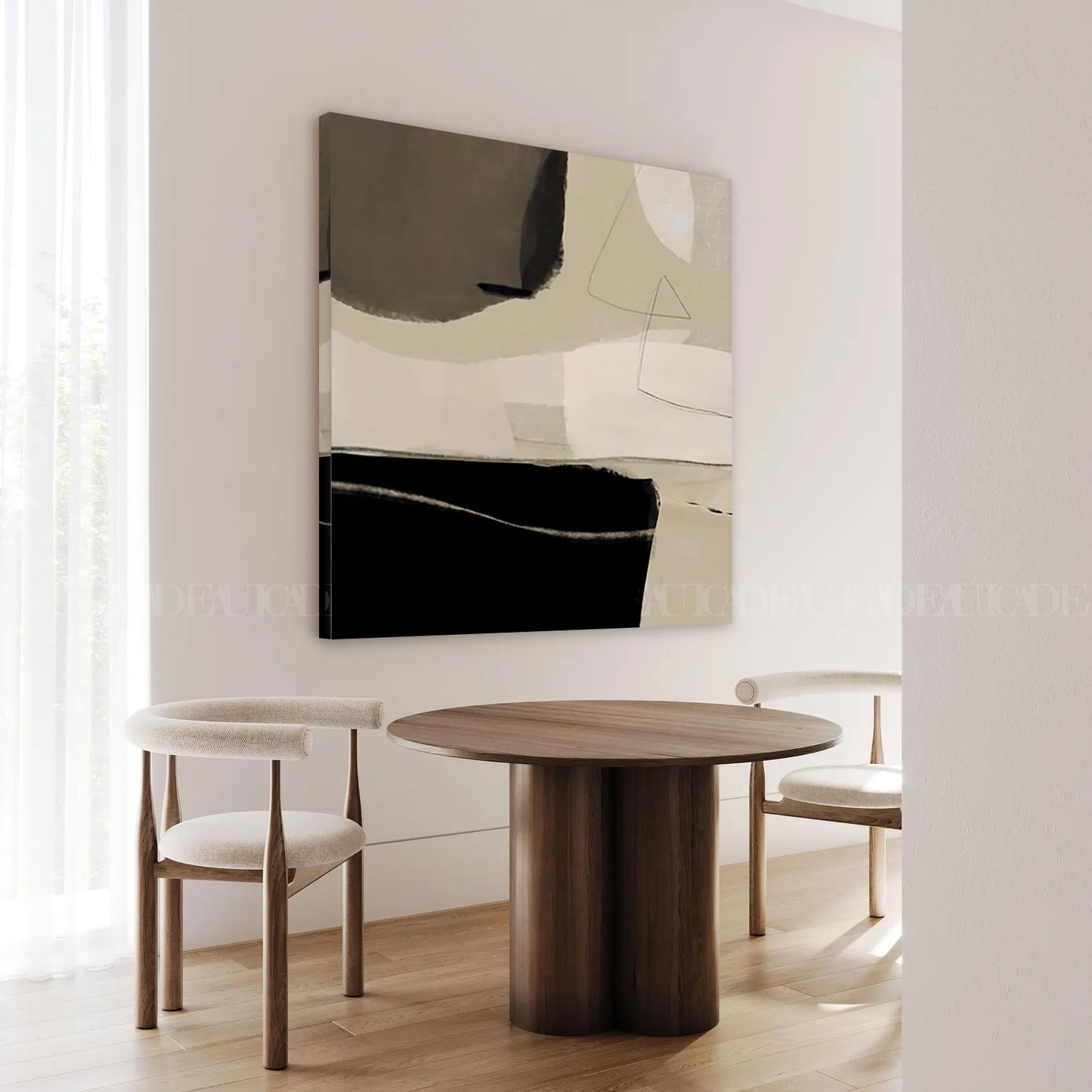 Beige Palette Canvas print.