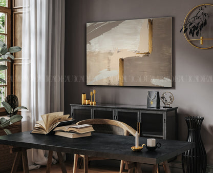 Abstract Acrylic Painting Canvas print.