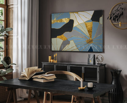 Acrylic Flower Canvas print.