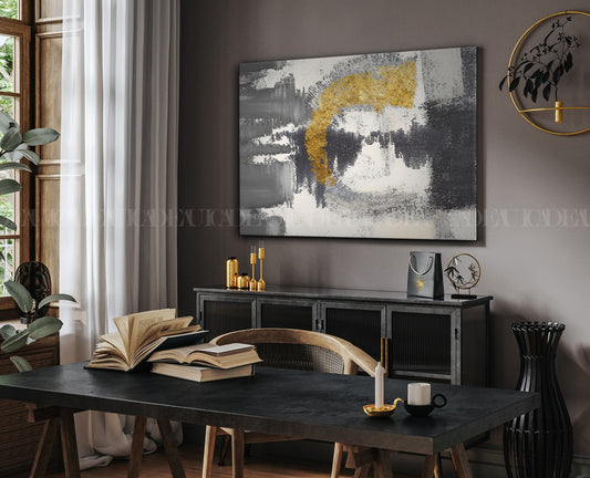 Waves Texture Canvas print.