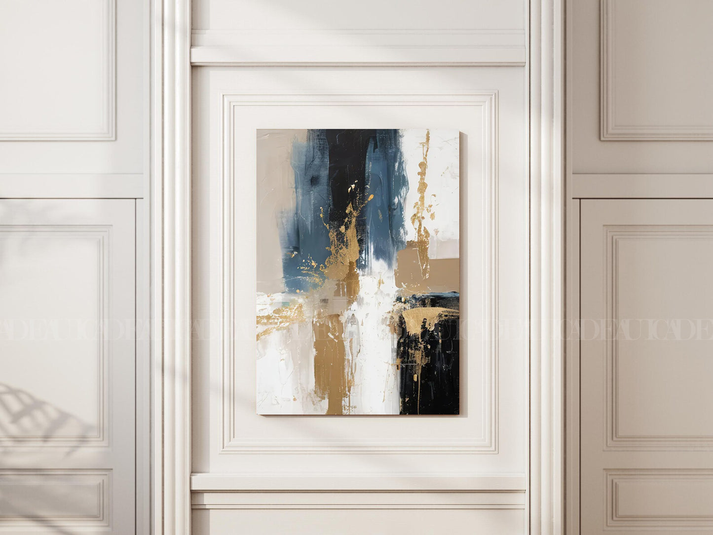 Mixed Brush Strokes  Canvas print