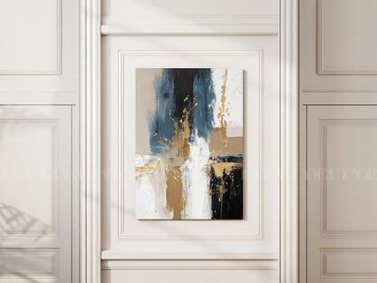 Mixed Brush Strokes  Canvas print