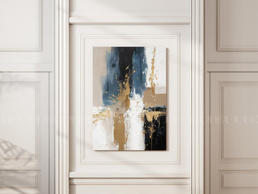 Mixed Brush Strokes  Canvas print