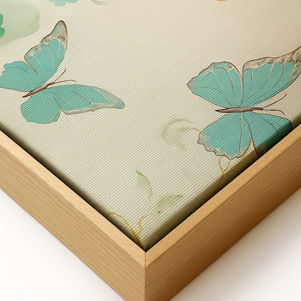 Contemporary Greens Canvas Duo