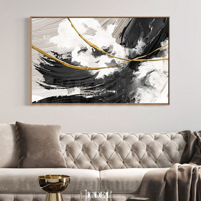 abstract framed canvas