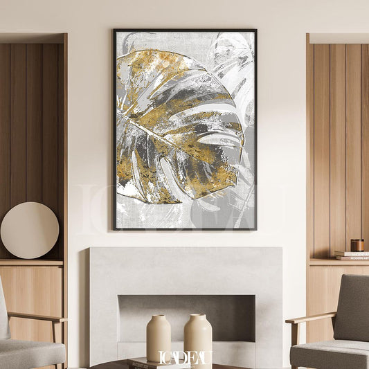 modern formalism framed canvas