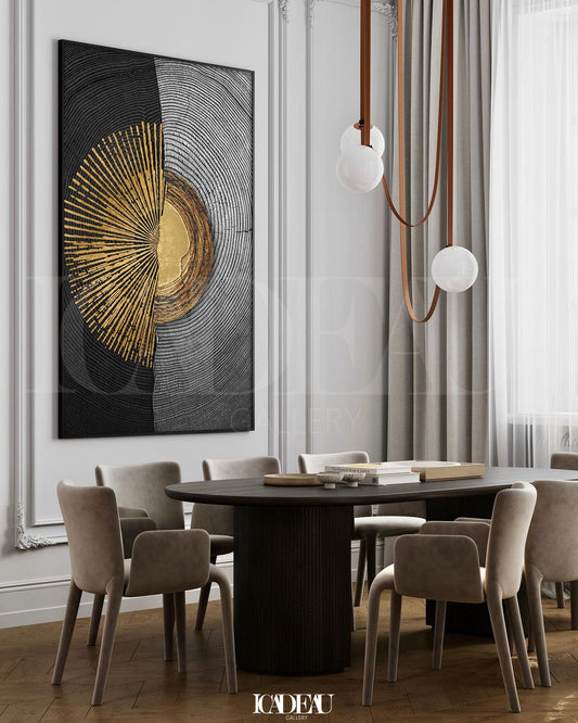 abstract framed canvas