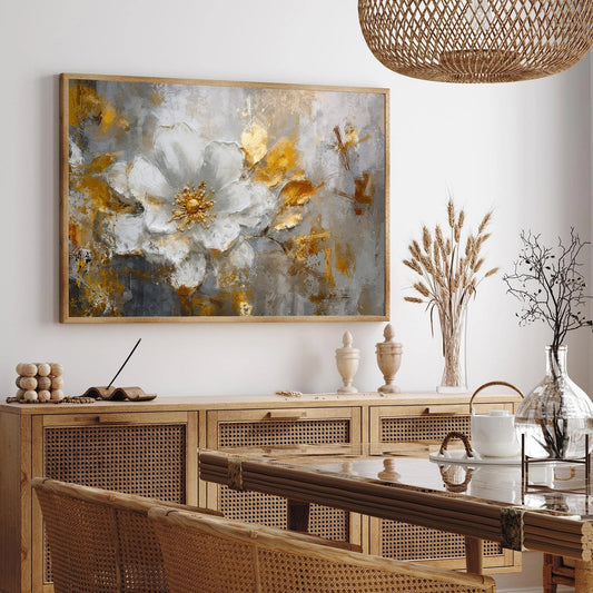 modern formalism framed canvas