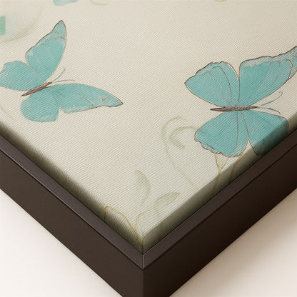 boho abstract framed canvas