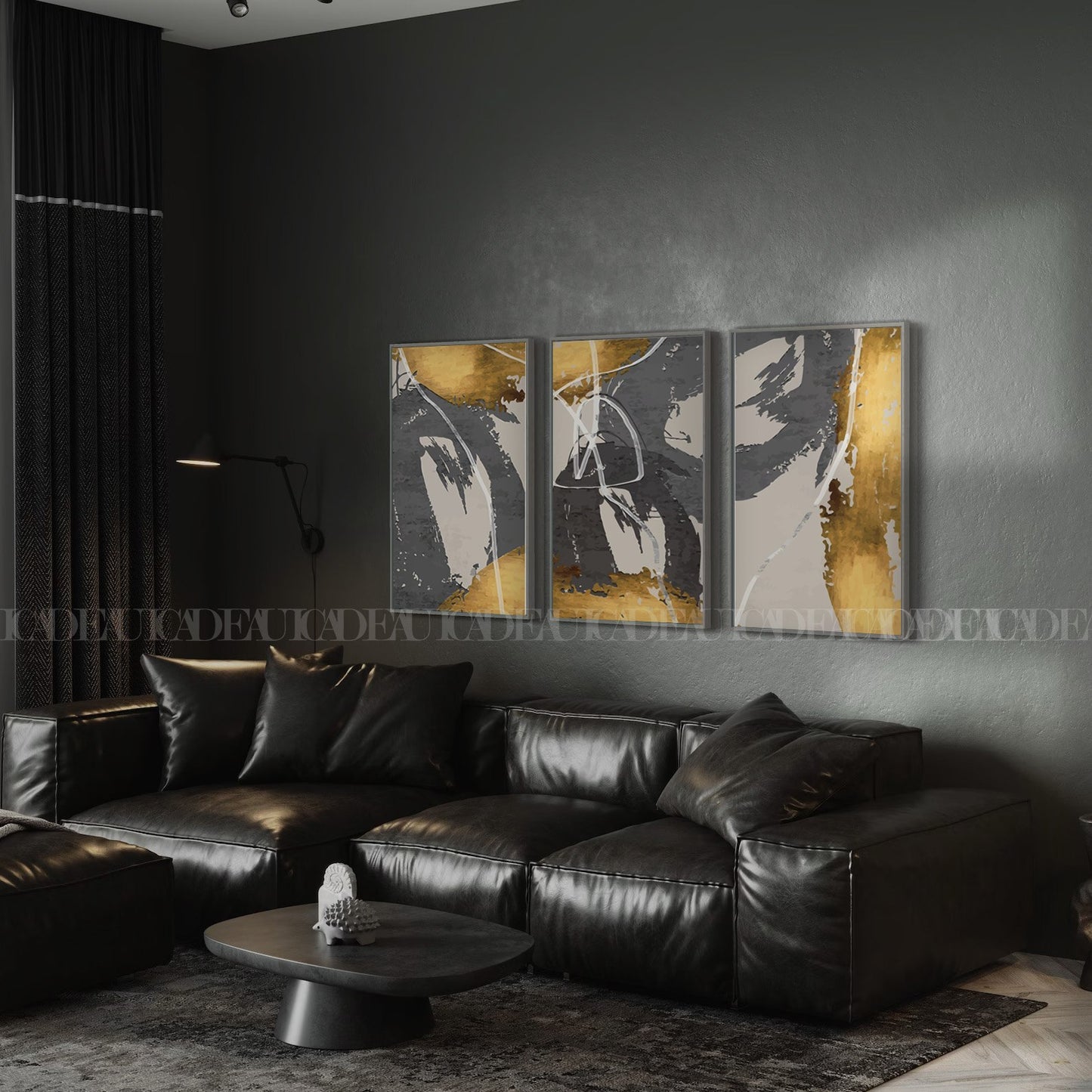 Set of 3 Abstract Wall Art Prints,bed,living, Minimalist Neutral Art.