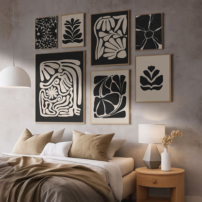 Vintage Floral Set – boho Wall Art Collection.