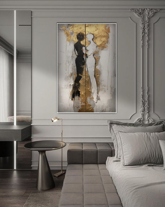 abstract framed canvas