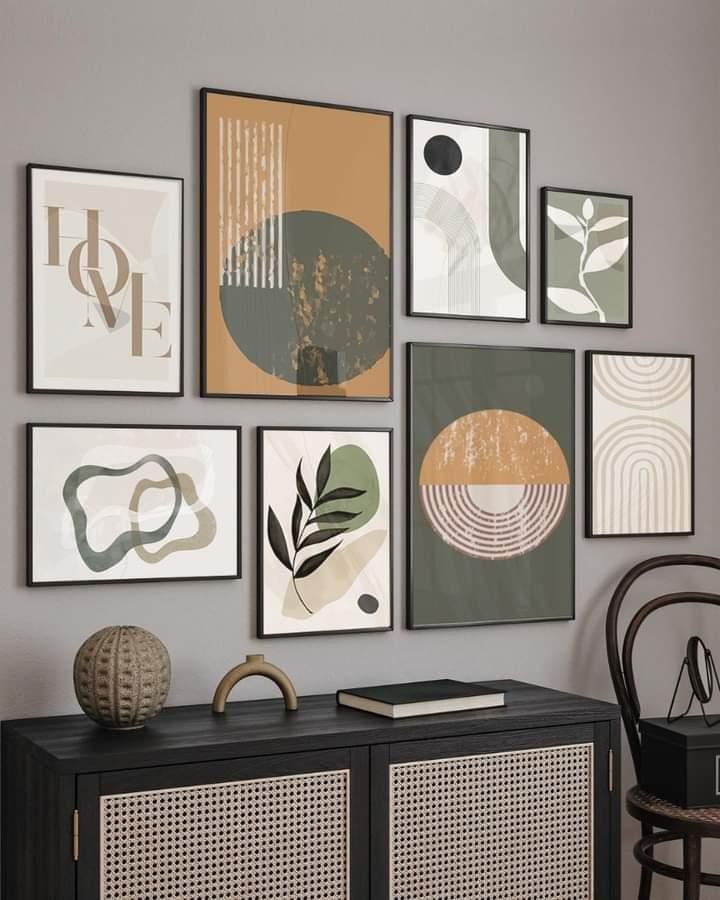 Green-aesthetic-wall-art