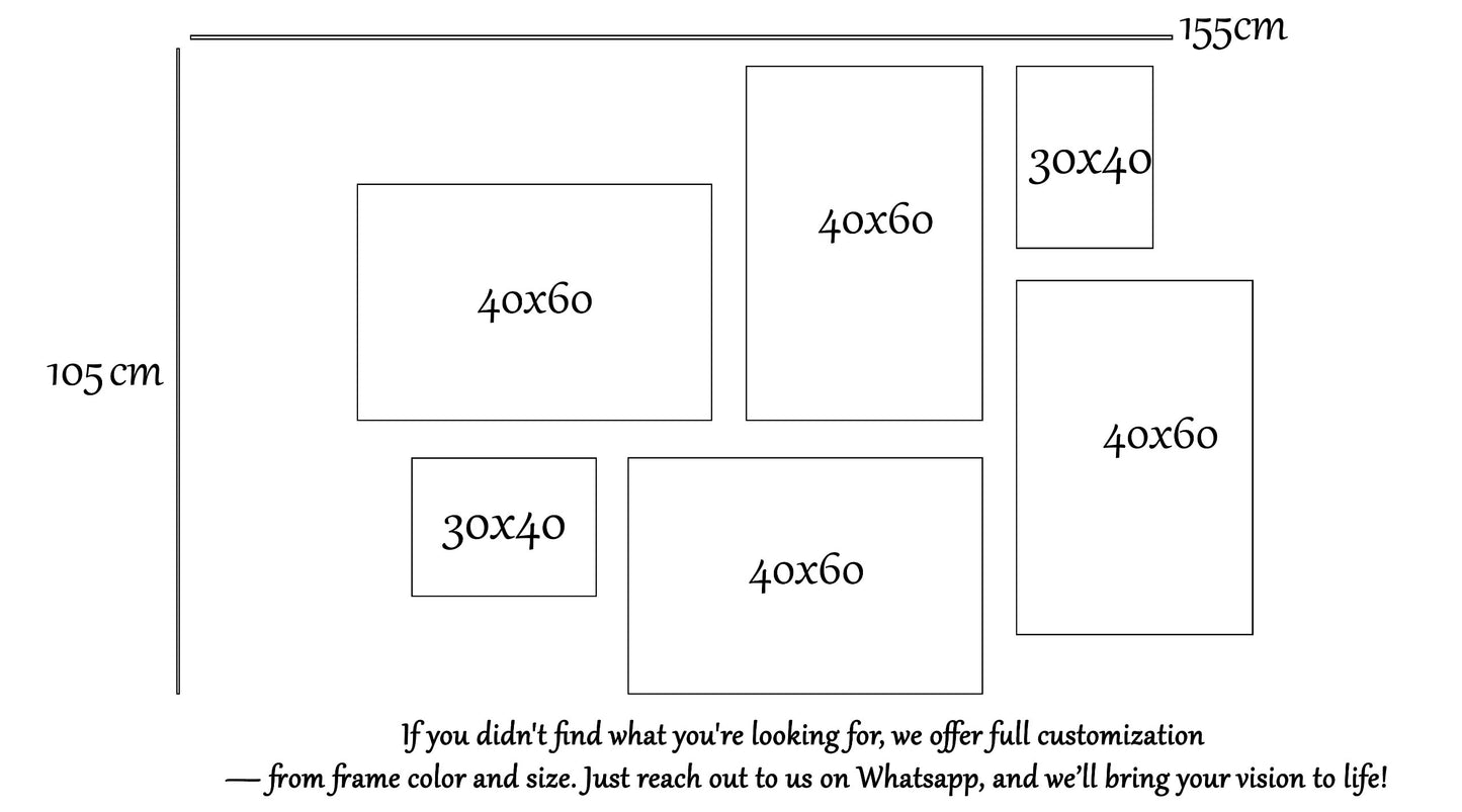 boho tones abstract wall art