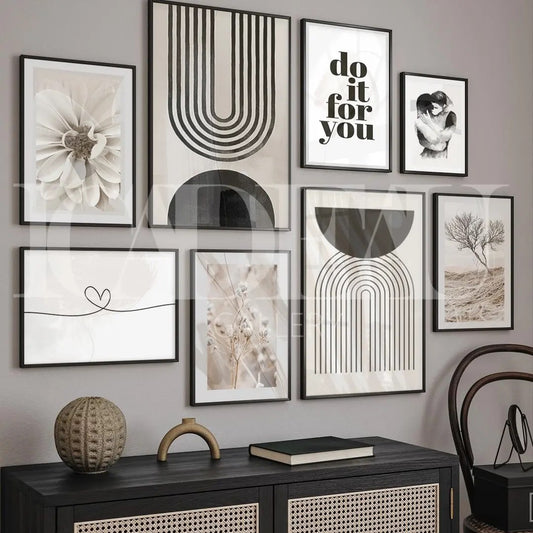 abstract minimalist wild wall art